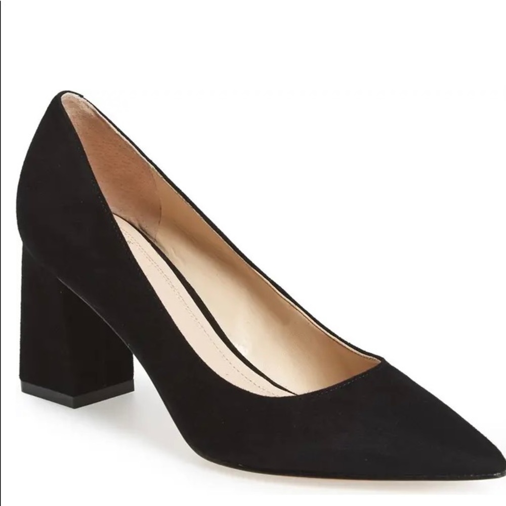 Marc Fisher Zala Black Suede Pumps
